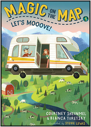 Magic on the Map Let's Mooove by Courtney Sheinmel and Bianca Turetsky