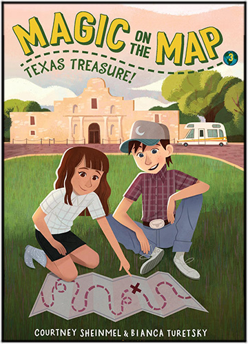 Magic on the Map Texas Treasure by Courtney Sheinmel and Bianca Turetsky